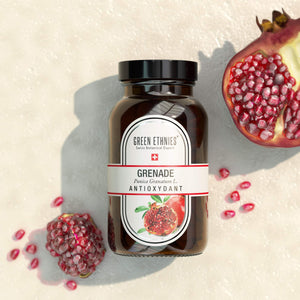 Pomegranate organic antioxidant anti-aging food supplement